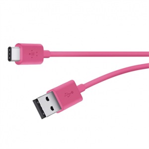 Obrzok BELKIN MIXIT kabel USB-C to USB-A - F2CU032bt06-PNK