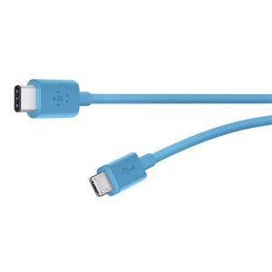 Obrzok BELKIN MIXIT kabel USB-C to MicroUSB - F2CU033bt06-BLU