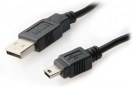 Obrzok Equip mini USB 2.0 cable AM -> mini5p 1.8m black - 128521