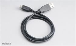 Obrzok AKASA vysokorchlostn kbel USB - AK-CBUB05-10BK