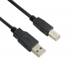 Obrzok produktu 4World USB 2.0 kbel,  typ A-B M / M 3m High Quality,  feritov filter
