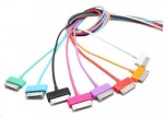 Obrzok produktu 4World Kbel USB 2.0 pre iPad  /  iPhone 4  /  iPod prenos dt / nabjanie 1.0m ierny