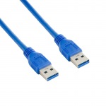 Obrzok produktu 4World Kbel USB 3.0 AM-AM 4.0m| modr