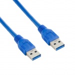 Obrzok produktu 4World kbel USB 3.0, A na A, 5m, modr