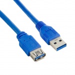 Obrzok produktu 4World Kbel USB 3.0 AM-AF 2m| modr