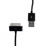 Obrzok produktu Whitenergy kbel USB 2.0 pre iPhone 4, prenos dt / nabjanie, 30cm, ierny