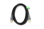 Obrzok produktu DIGITUS Premium USB2.0 kabel A-samec na B-samec,  2x tienen,  5, 0m