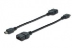 Obrzok produktu USB adapter cable,  OTG,  mini B / M - A / F