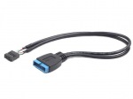 Obrzok produktu Gembird predlovac kbel USB PIN HEADER USB 3.0 19pin -> USB 2.0 9pin,  30cm