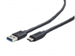 Obrzok produktu Gembird USB 3.0 kbel to type-C (AM / CM),  1.8m,  iern