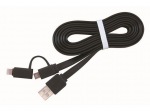 Obrzok produktu Gembird USB kbel na prenos dt a nabjanie,  1m,  iern
