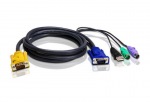 Obrzok produktu ATEN KVM Kbel 3in1 SPHD (HDB15-SVGA,  USB,  PS / 2,  PS / 2) - 3m