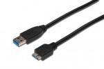 Obrzok produktu ASSMANN USB 3.0 SuperSpeed Connection Cable USB A M(plug) / microUSB B M(plug) 1m