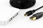 Obrzok produktu ASSMANN USB 2.0 HighSpeed Cable USB A M (plug) / miniUSB B (5pin) M (plug) 1mblack