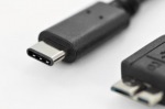 Obrzok produktu ASSMANN USB 3.0 SuperSpeed Connection Cable USB C M(plug) / microUSB B M(plug) 1m