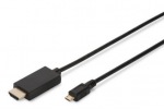 Obrzok produktu ASSMANN USB 2.0 HighSpeed MHL Adapter Cable microUSB B M(plug) / HDMI A M(plug) 1m
