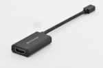 Obrzok produktu ASSMANN USB 3.0 SuperSpeed Adapter Cable microUSB B M(plug) / HDMI A M(plug) 0, 15m