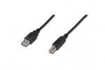 Obrzok produktu ASSMANN USB 2.0 HighSpeed Connection Cable USB A M (plug) / USB B M (plug)1m black