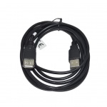 Obrzok produktu Vakoss USB kbel 2.0  A-A  F / M 1, 8m  TC-U1297K,  ierna,  blistrov balenie
