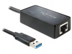Obrzok produktu Delock adaptr, USB 3.0 na Gigabit LAN 10 / 100 / 1000 Mb / s