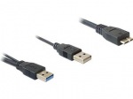 Obrzok produktu Delock kbel USB 3.0, A na micro B + A, 0,2m
