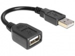 Obrzok produktu Delock predlovac kbel USB 2.0-A samec > USB 2.0-A samica,  flexibiln,  16 cm
