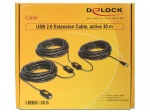 Obrzok produktu Delock predlovac kbel USB 2.0 A samec-samica 30 m