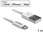 Obrzok produktu Delock USB prenosov a napjac kbel pre iPhone,  iPad,  iPod biely
