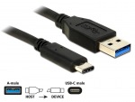 Obrzok produktu Delock Cable SuperSpeed USB 10 Gbps (USB 3.1,  Gen 2) A male > USB Type-C male 1m