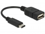 Obrzok produktu Delock Adapter cable USB Type-C 2.0 male > USB 2.0 type A female 15 cm black