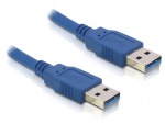 Obrzok produktu Delock Cable USB 3.0 type A male > USB 3.0 type A male 3m blue