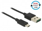 Obrzok produktu Delock Cable Easy USB 2.0 type-A male > Easy USB 2.0 type Micro-B male 50cm blac