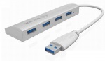 Obrzok produktu IcyBox 4x Port USB 3.0 Hub,  Silver