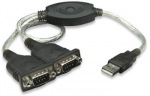Obrzok produktu Manhattan konvertor USB 1.1 / Serial (2 x RS232)