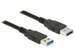Obrzok produktu Delock Cable USB 3.0 Type-A male > USB 3.0 Type-A male 0.5m black