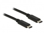 Obrzok produktu Delock Cable USB Type-C 2.0 male > USB Type-C 2.0 male 0.5m black