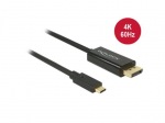 Obrzok produktu Delock Cable USB Type-C male > DisplayPort male (DP Alt Mode)4K 60 Hz 2m black
