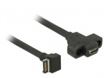 Obrzok produktu Delock Cable USB Key A 20Pin-Type-C(F) 3.1 45CM Panel Mount