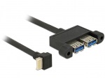 Obrzok produktu Delock Cable USB Key B-Key B 20Pin 3.1 45cm Black