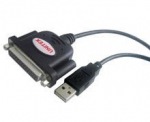 Obrzok produktu Unitek Y-121 adaptr USB - Parallel (DB25F)