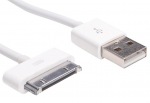 Obrzok produktu Sandberg USB adaptr,  pre iPad 1 / 2 / 3,  iPhone 3 / 4 / 4S a iPod 30pin,  5m,  biely