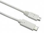 Obrzok produktu Sandberg kbel USB-C samec > Micro USB samec,  1m,  bl
