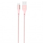 Obrzok produktu Silicon Power Kble microUSB - USB,  Boost Link LK30AB Nylon,  1M,  2.4A,  Ruov