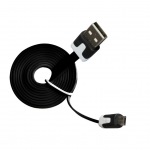 Obrzok produktu MSONIC microUSB kbel 2.0 A-B M / M 1m,  Prenos a Nabjanie,  ploch kbel,  ierny