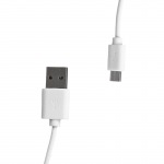 Obrzok produktu Whitenergy kbel USB / micro USB, USB 2.0, prenos dt / nabjanie, 1m, biely