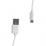 Obrzok produktu Whitenergy kbel USB / micro USB, USB 2.0, prenos dt / nabjanie, 2m, biely