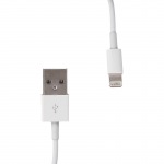 Obrzok produktu Whitenergy kbel USB 2.0 pre iPhone 5, prenos dt / nabjanie, 30cm, biely
