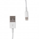 Obrzok produktu Whitenergy Kbel USB 2.0 pre iPhone 5 prenos dt / nabjanie 200cm biely