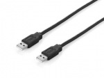 Obrzok produktu Equip USB 2.0 kbel AM- AM 3m,  ierny,  dvojit tienenie