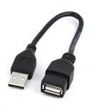 Obrzok produktu Gembird USB 2.0 kbel A-A predlovac 0.15m ierny